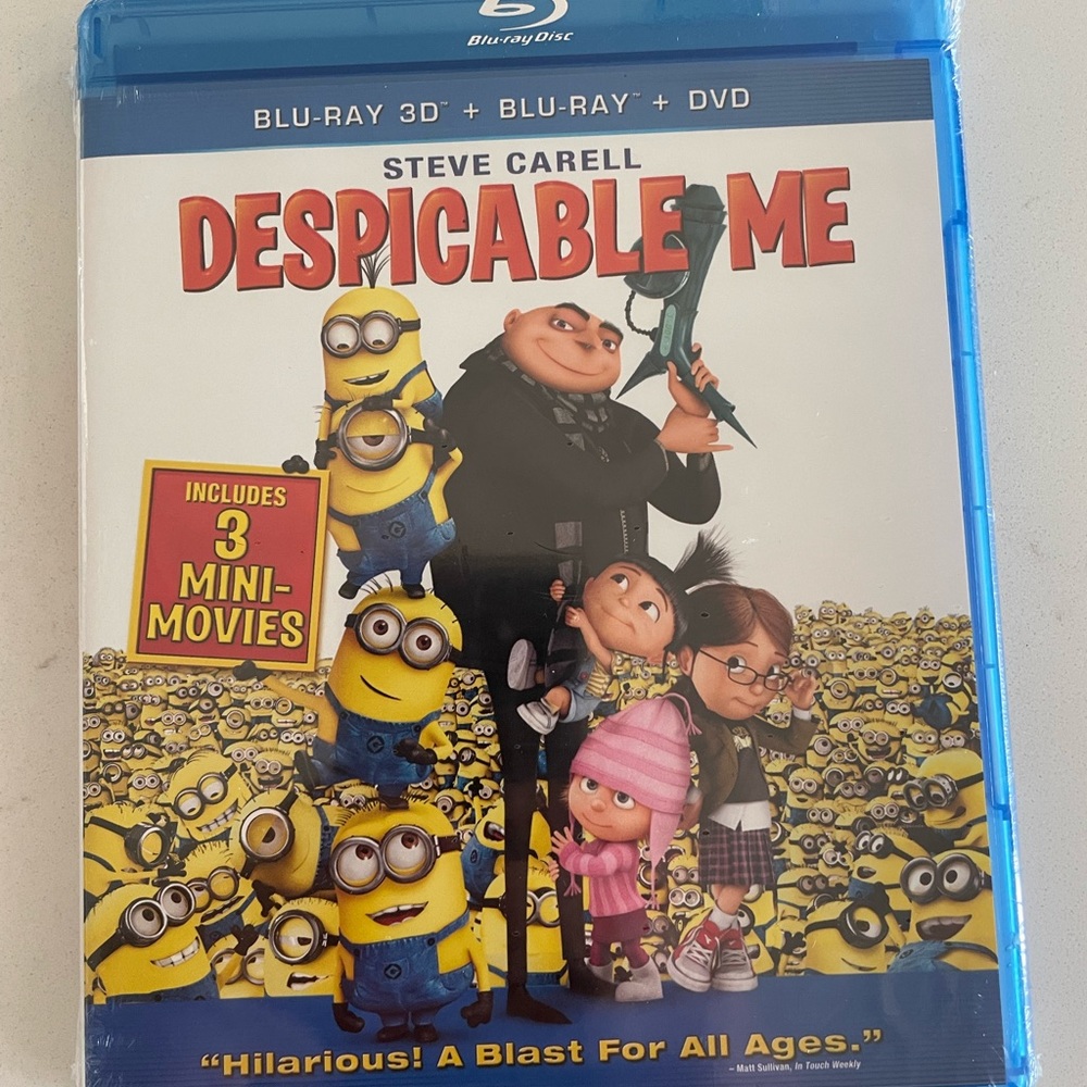 Despicable Me Blu-ray 3D + Blu-ray + DVD